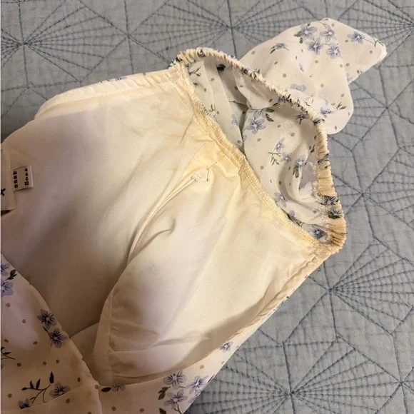 Princess Polly Hera Maxi Dress White Floral Sz 0 - Picture 10 of 10